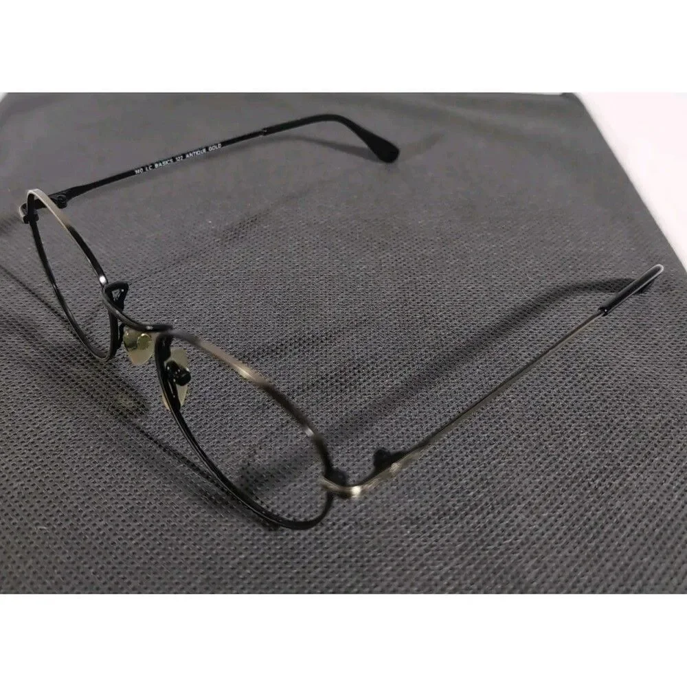 Vintage LensCrafters LC Basics 122 Gold Eyeglass Frames Only 51-19-140 Unisex